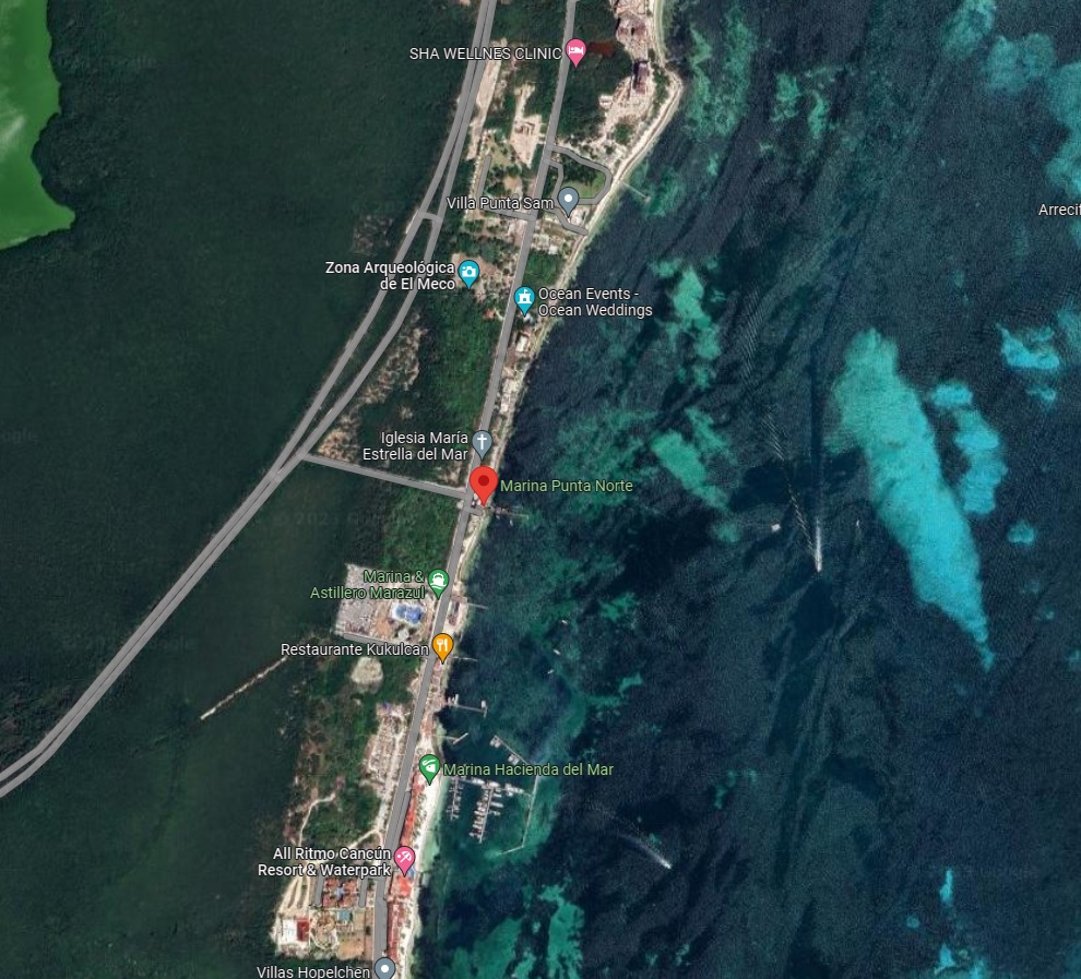 Marina Punta Norte, Puerto Juárez, Cancún.